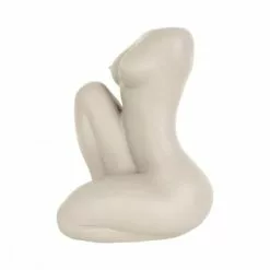 Present Time Vases Vase Femme Assise Polyrésine Blanc H37cm -Vases Soldes vase femme assise polyresine blanc h37cm 2