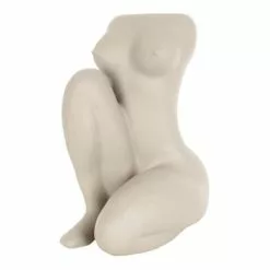Present Time Vases Vase Femme Assise Polyrésine Blanc H37cm -Vases Soldes vase femme assise polyresine blanc h37cm 3