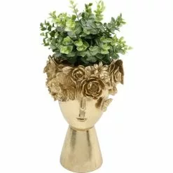 Kare Design Vases Vase Femme Couronne De Fleurs En Polyrésine Dorée H30 -Vases Soldes vase femme couronne de fleurs en polyresine doree h30 2