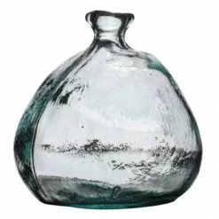 Wadiga Vases Vase Goutte En Verre Recyclé H18cm
