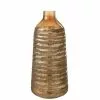 LANADECO Vases Vase Haut Rond Verre Marron H47cm -Vases Soldes vase haut rond verre marron h47cm