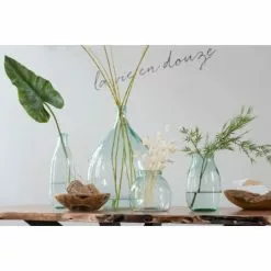 LANADECO Vases Vase Haut Verre Transparent H27cm -Vases Soldes vase haut verre transparent h27cm 2