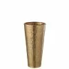 LANADECO Vases Vase Irrégulier Alu Or H50cm -Vases Soldes vase irregulier alu or h50cm