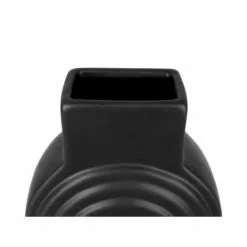 Present Time Vases Vase Layer Art Rond Noir Céramique Noir -Vases Soldes vase layer art rond noir ceramique noir 4