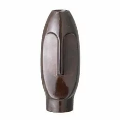 Bloomingville Vases Vase Naomi En Grès Céramique Marron H26 Cm