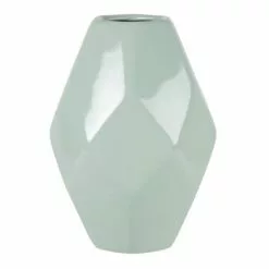 Maisons Du Monde Vases Vase Origami En Dolomite Bleu Vert H21