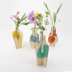 Reine Mère Vases Vase Oslo En Bois à Assembler -Vases Soldes vase oslo en bois a assembler 2
