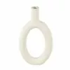 Present Time Vases Vase Oval High Résine Blanc 1 Present Time Vases Vase Oval High Résine Blanc -Vases Soldes vase oval high resine blanc