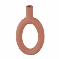 Present Time Vases Vase Oval High Résine Terracotta -Vases Soldes vase oval high resine terracotta 6
