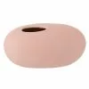 LANADECO Vases Vase Ovale En Céramique Rose Pastel H13cm -Vases Soldes vase ovale en ceramique rose pastel h13cm