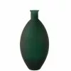 LANADECO Vases VASE OVALE VERRE MAT VERT 59 Cm Vase Haut Vase Haut 29x59 -Vases Soldes vase ovale verre mat vert 59 cm vase haut vase haut 29x59 1