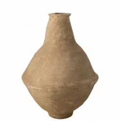 LANADECO Vases Vase Papier Mâché Marron H85,5cm -Vases Soldes vase papier mache marron h85 5cm 3
