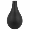 Maisons Du Monde Vases Vase Poire En Verre Noir Mat H41