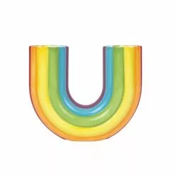 DOIY Vases Vase Rainbow Céramique Multicolore