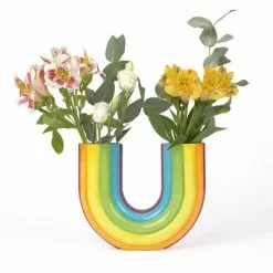 DOIY Vases Vase Rainbow Céramique Multicolore -Vases Soldes vase rainbow ceramique multicolore 3