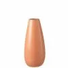 LANADECO Vases Vase Rond Céramique Pamplemousse H48cm -Vases Soldes vase rond ceramique pamplemousse h48cm