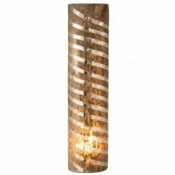 LANADECO Vases Vase Rond Verre Argent H61cm -Vases Soldes vase rond verre argent h61cm 3