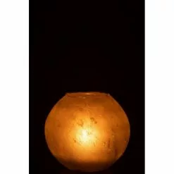 LANADECO Vases Vase Rond Verre Or H22cm -Vases Soldes vase rond verre or h22cm 2