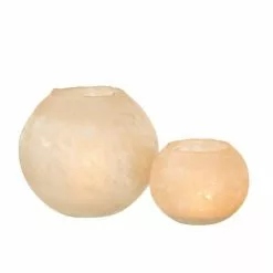 LANADECO Vases Vase Rond Verre Or H22cm -Vases Soldes vase rond verre or h22cm 4