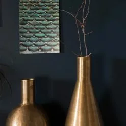 Dutchbone Vases Vase Slim En Laiton Doré -Vases Soldes vase slim en laiton dore 4