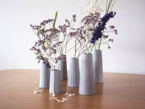 Gone's Vases Vase Soliflore En Béton (grande Taille) H16cm 6 Gone's Vases Vase Soliflore En Béton (grande Taille) H16cm – Image 4