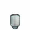 LANADECO Vases Vase Sur Pied Rond Verre Bleu Clair H27cm 2 LANADECO Vases Vase Sur Pied Rond Verre Bleu Clair H27cm -Vases Soldes vase sur pied rond verre bleu clair h27cm