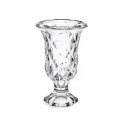 Wadiga Vases Vase Vasque En Verre Losanges 15x15x24cm