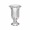 Wadiga Vases Vase Vasque En Verre Rayures - 15x15x24cm -Vases Soldes vase vasque en verre rayures 15x15x24cm