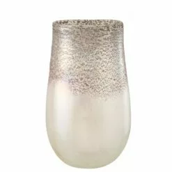 LANADECO Vases Vase Verre Gris/rose H30cm