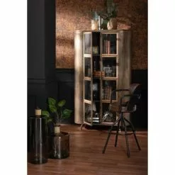 LANADECO Vases Vase Verre Marron Clair H75cm -Vases Soldes vase verre marron clair h75cm 3