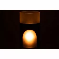 LANADECO Vases Vase Verre Noir/transparent H30cm -Vases Soldes vase verre noir transparent h30cm 2