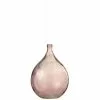 LANADECO Vases Vase Verre Saumon H56cm -Vases Soldes vase verre saumon h56cm