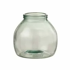 LANADECO Vases Vase Verre Transparent H20cm