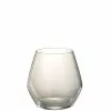 LANADECO Vases Vase Verre Transparent H23cm -Vases Soldes vase verre transparent h23cm