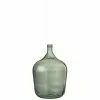 LANADECO Vases Vase Verre Vert H56cm -Vases Soldes vase verre vert h56cm