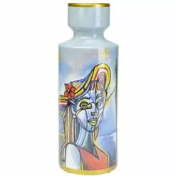 Kare Design Vases Vase Visage Femme Déstructuré En Céramique Bleue H40