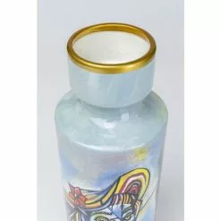 Kare Design Vases Vase Visage Femme Déstructuré En Céramique Bleue H40 -Vases Soldes vase visage femme destructure en ceramique bleue h40 3