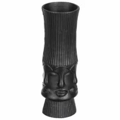 Ixia Vases Vase Visage Noir H34cm